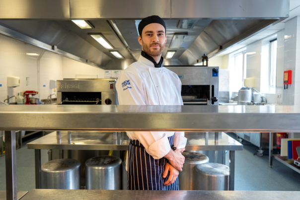 25-year-old Harlow College final year student Keiran Raphy 