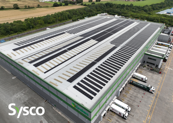 Foodservice supplier Sysco installs three new solar arrays  