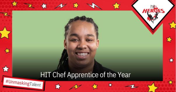 Tay-Jaun (TJ) Moore, an apprentice chef for Sodexo Live!