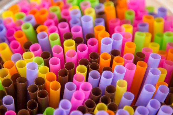 plastic, straws, catering 